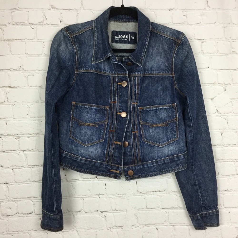 Gap / Denim crop jacket vintage collection - Picture 3 of 7